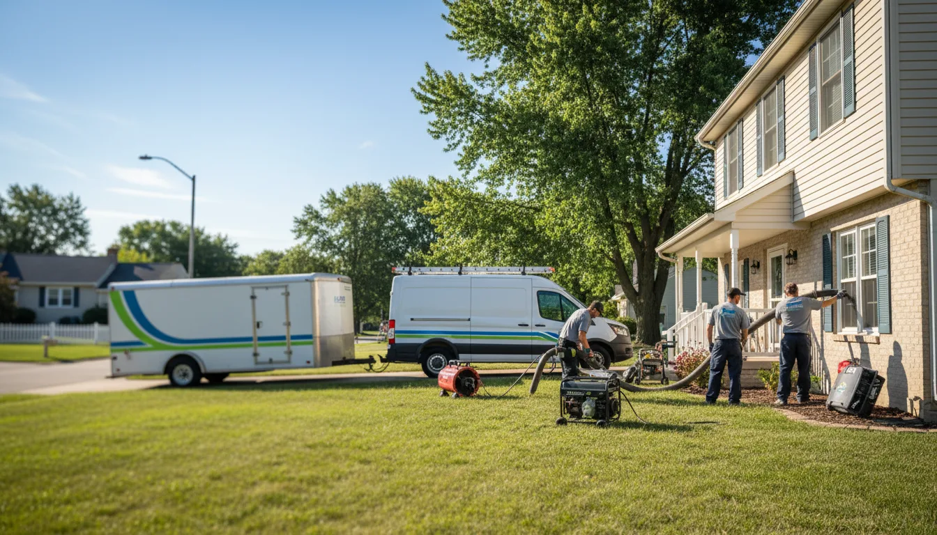 Flooded Basement Restoration And Cleanup With Repair in Elkton, MN near me